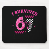 I Survived 67 Days Leopard Checkered 67 Kindergart Mousepad (Vorne)