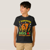 I Survived 67 Days Of Cafeteria Chaos Funny Boy Gi T-Shirt (Vorne ganz)