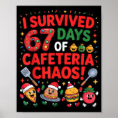 I Survived 67 Days Of Cafeteria Chaos In Lunch Lad Poster (Vorne)