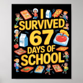 I Survived 67 Days Of Cafeteria Chaos Lunch Lady F Poster (Vorne)