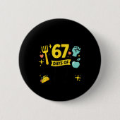I Survived 67 Days Of Cafeteria Chaos Lunch Lady S Button (Vorderseite)