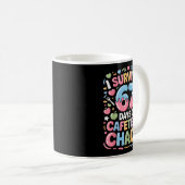 I Survived 67 Days Of Cafeteria Chaos Meme Lunch M Kaffeetasse (VorderseiteRechts)