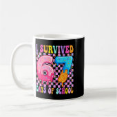 I Survived 67 Days Of School 100 Days Of School Te Kaffeetasse (Links)