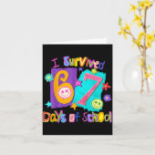 I Survived 67 Days Of School 67 Meme Student Teach Karte (Gelbe Blume)