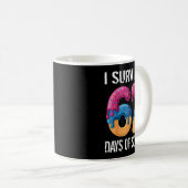 I Survived 67 Days Of School Boys Ice Cream Drip T Kaffeetasse (VorderseiteRechts)
