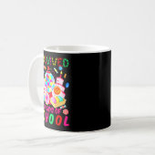 I Survived 67 Days Of School Candy Funny 67 Teache Kaffeetasse (Vorderseite Links)