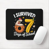 I Survived 67 Days Of School Chicken Banana Kids 6 Mousepad (Mit Mouse)