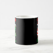 I Survived 67 Days Of School Christmas Candy Cane Kaffeetasse (Mittel)