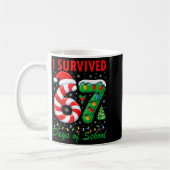 I Survived 67 Days Of School Christmas Candy Cane Kaffeetasse (Links)