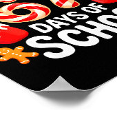 I Survived 67 Days Of School Christmas Candy Cane  Poster (Ecke)