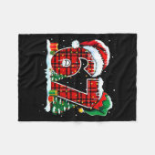 I Survived 67 Days Of School Christmas Funny Teach Fleecedecke (Vorderseite (Horizontal))