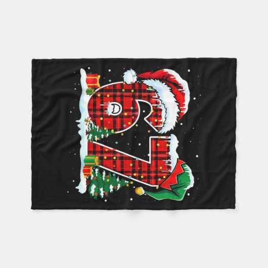 I Survived 67 Days Of School Christmas Funny Teach Fleecedecke (Vorderseite (Horizontal))