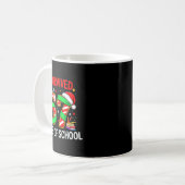 I Survived 67 Days Of School Christmas Kaffeetasse (Vorderseite Links)