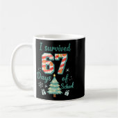 I Survived 67 Days Of School Christmas Teacher Stu Kaffeetasse (Links)