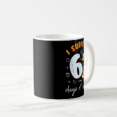 I Survived 67 Days Of School Cool Teacher Design  Kaffeetasse (VorderseiteRechts)
