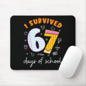 I Survived 67 Days Of School Cool Teacher Design Mousepad (Mit Mouse)