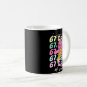 I Survived 67 Days Of School Coquette Bow Student Kaffeetasse (VorderseiteRechts)