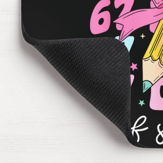 I Survived 67 Days Of School Coquette Bow Student Mousepad (Ecke)