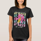 I Survived 67 Days Of School Coquette Bow Student  T-Shirt (Vorderseite)