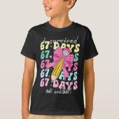 I Survived 67 Days Of School Coquette Bow Student  T-Shirt (Vorderseite)