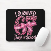 I Survived 67 Days Of School Coquette Girls Women  Mousepad (Mit Mouse)