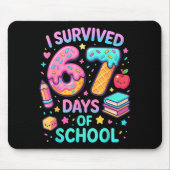 I Survived 67 Days Of School Cute Kid Six Seven Ce Mousepad (Vorne)