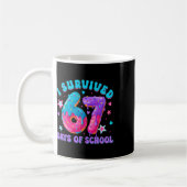 I Survived 67 Days Of School Donut Drip Boy Girl T Kaffeetasse (Links)