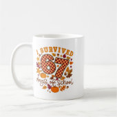 I Survived 67 Days Of School Fall Autumn Six Seven Kaffeetasse (Links)