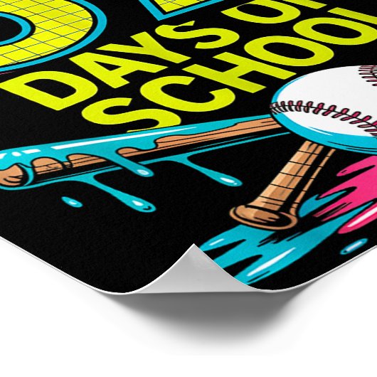 I Survived 67 Days Of School Funny 67 Baseball Sli Poster (Ecke)