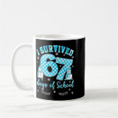 I Survived 67 Days Of School Funny 67 Meme Christm Kaffeetasse (Links)