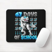I Survived 67 Days Of School Funny 67 Meme Dinosau Mousepad (Mit Mouse)