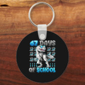 I Survived 67 Days Of School Funny 67 Meme Dinosau Schlüsselanhänger (Vorderseite)