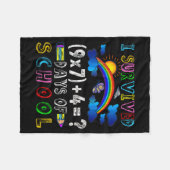 I Survived 67 Days Of School Funny 67 Meme Math Te Fleecedecke (Vorderseite (Horizontal))