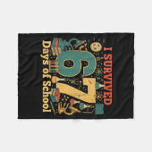 I Survived 67 Days Of School Funny 67 Meme Science Fleecedecke (Vorderseite (Horizontal))