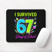 I Survived 67 Days Of School Funny 67 Meme Science Mousepad (Mit Mouse)