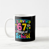 I Survived 67 Days Of School Funny 67 Meme Student Kaffeetasse (Links)