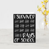I Survived 67 Days Of School Funny 67 Meme Tally M Karte (Gelbe Blume)