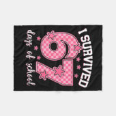 I Survived 67 Days Of School Funny 67 Meme Teacher Fleecedecke (Vorderseite (Horizontal))