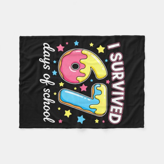 I Survived 67 Days Of School Funny 67 Meme Teacher Fleecedecke (Vorderseite (Horizontal))