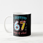 I Survived 67 Days Of School Funny 67 Meme Teacher Kaffeetasse (Links)