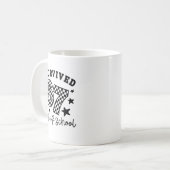 I Survived 67 Days Of School Funny 67 Meme Teacher Kaffeetasse (Vorderseite Links)