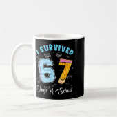 I Survived 67 Days Of School Funny 67 Meme Teacher Kaffeetasse (Links)