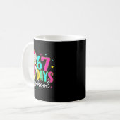 I Survived 67 Days Of School Funny 67 Meme Teacher Kaffeetasse (Vorderseite Links)