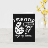 I Survived 67 Days Of School Funny 67 Meme Teacher Karte (Gelbe Blume)
