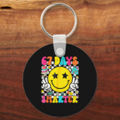 I Survived 67 Days Of School Funny 67 Meme Teacher Schlüsselanhänger (Vorderseite)