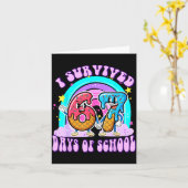 I Survived 67 Days Of School Funny 67 Teachers Stu Karte (Gelbe Blume)