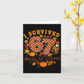 I Survived 67 Days Of School Funny 67 Teachers Stu Karte (Gelbe Blume)