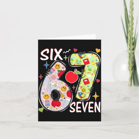 I Survived 67 Days Of School Funny 67 Teachers Stu Karte (Vorderseite)