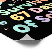 I Survived 67 Days Of School Funny 67 Teachers Stu Poster (Ecke)