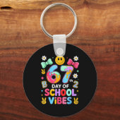 I Survived 67 Days Of School Funny 67 Teachers Stu Schlüsselanhänger (Vorderseite)